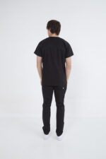 Chaquetilla Hombre Lisa Negro y Lila SPANDEX - Image 6