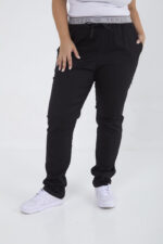 Pantalon Unisex Brand Pocket Negro SPANDEX