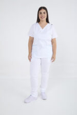 Chaquetilla Mujer Lisa Blanca SPANDEX - Image 7