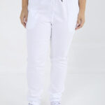 Pantalon Unisex Brand Pocket Blanco SPANDEX