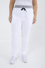 Pantalon Unisex Brand Pocket Blanco SPANDEX