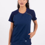 Chaquetilla Mujer Comfy Marino ARCIEL con MICROPERFORADO SPANDEX