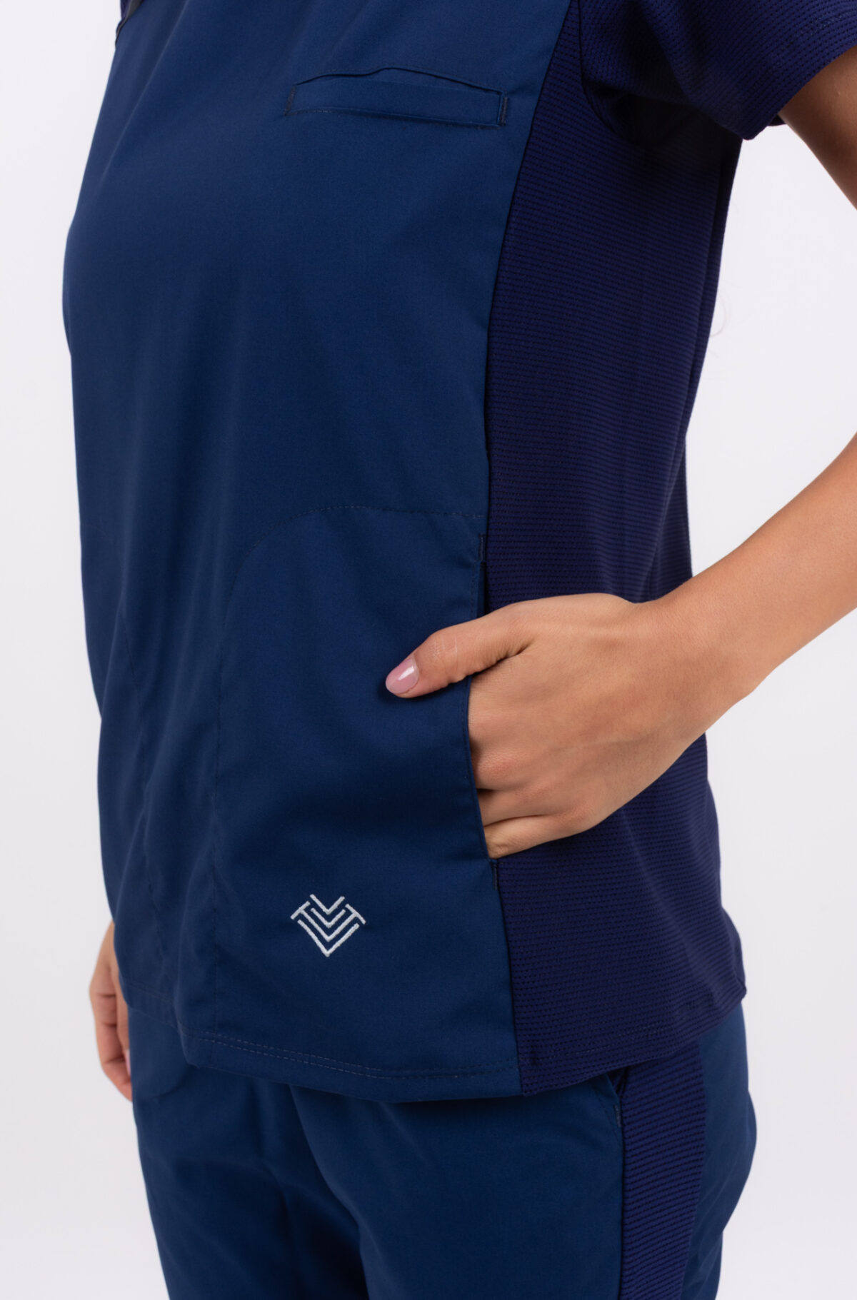 Chaquetilla Mujer Comfy Marino ARCIEL con MICROPERFORADO SPANDEX - Image 5