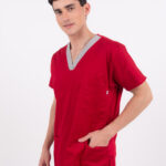 Chaquetilla Hombre Ecco Rojo ALGODON SPANDEX