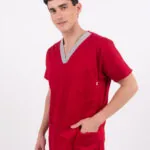 Chaquetilla Hombre Ecco Rojo ALGODON SPANDEX