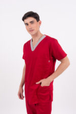 Chaquetilla Hombre Ecco Rojo ALGODON SPANDEX