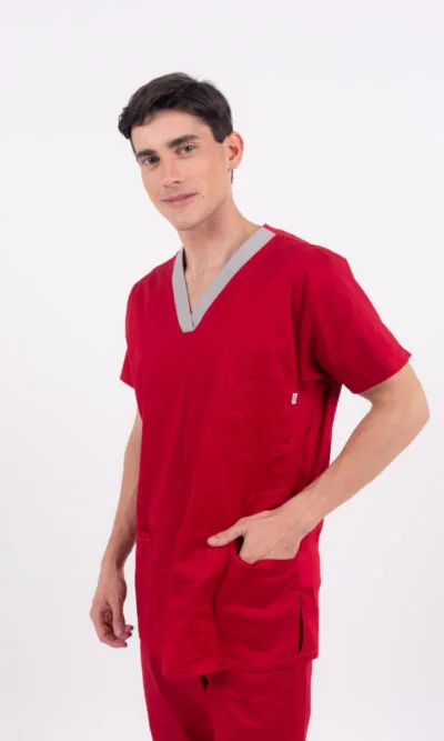Chaquetilla Hombre Ecco Rojo ALGODON SPANDEX