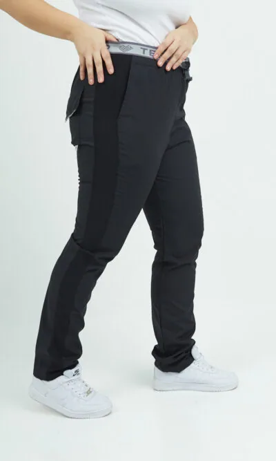 Pantalon Unisex Brand Comfy Black ARCIEL con MICROPERFORADO SPANDEX