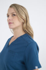 Chaquetilla Mujer Jogger Petroleo SPANDEX - Image 3