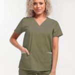 Chaquetilla Mujer Lisa Musgo Spandex