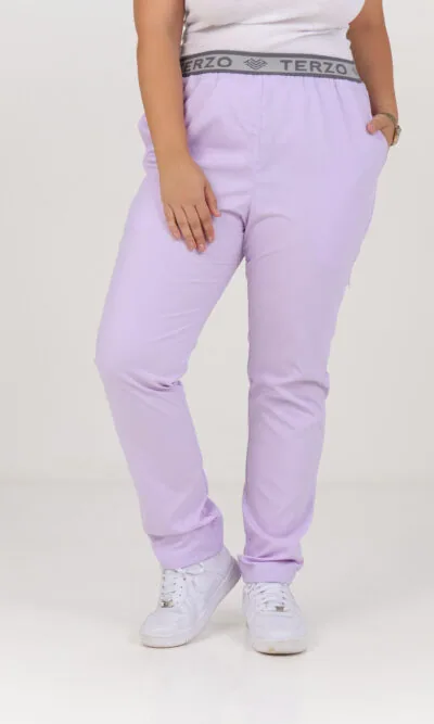 Pantalon Unisex Brand Pocket Lila ARCIEL