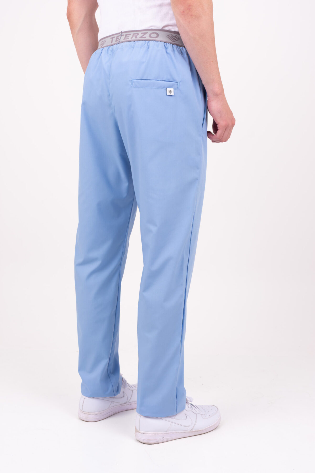 TERZO0448 Pantalon Unisex Brand Pocket Celeste Clásico ARCIEL - Image 9