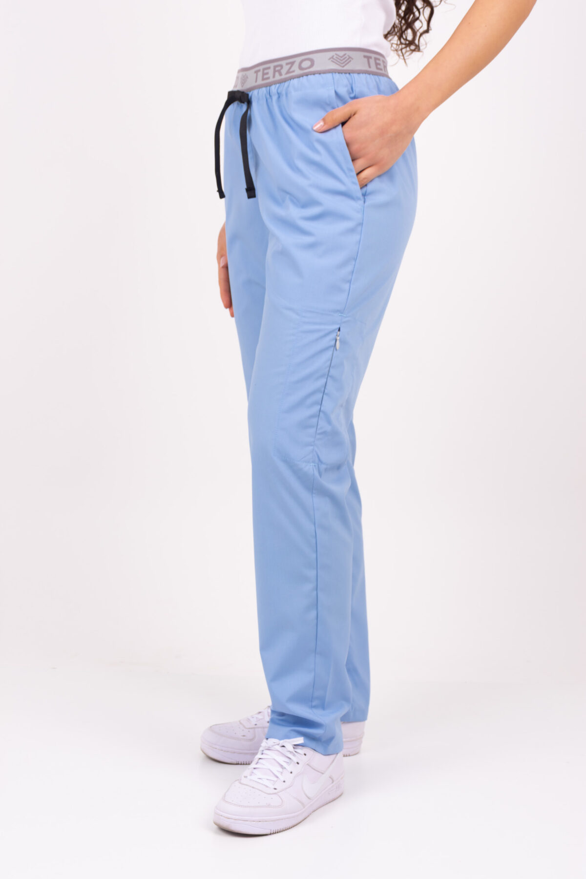 TERZO0464 Pantalon Unisex Brand Pocket Celeste Clásico ARCIEL - Image 3