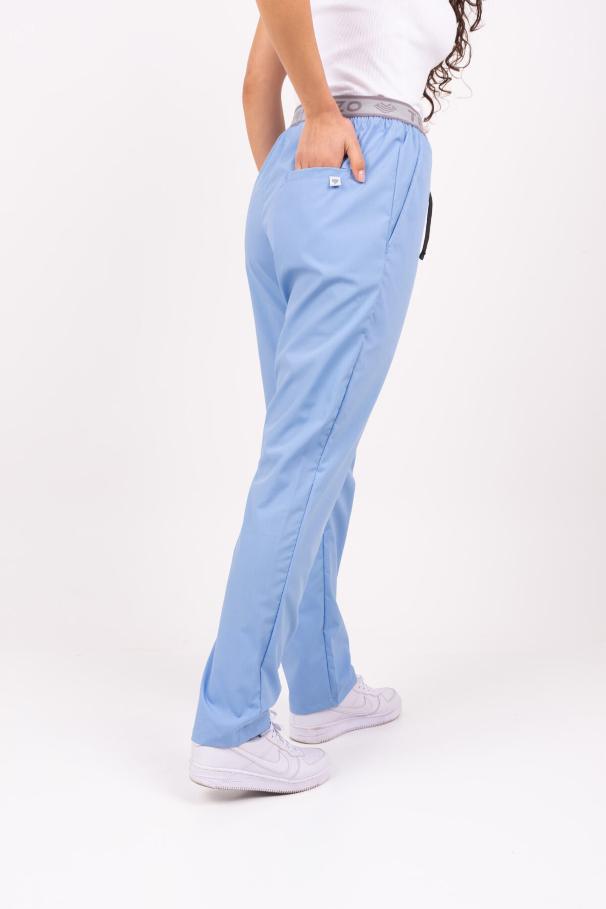 TERZO0465 Pantalon Unisex Brand Pocket Celeste Clásico ARCIEL - Image 2
