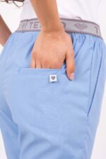 Pantalon Unisex Brand Pocket Celeste Clásico ARCIEL - Image 5