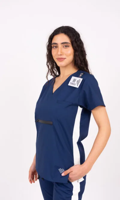 Chaquetilla Mujer Sporty Marino ARCIEL con JERSEY SPANDEX