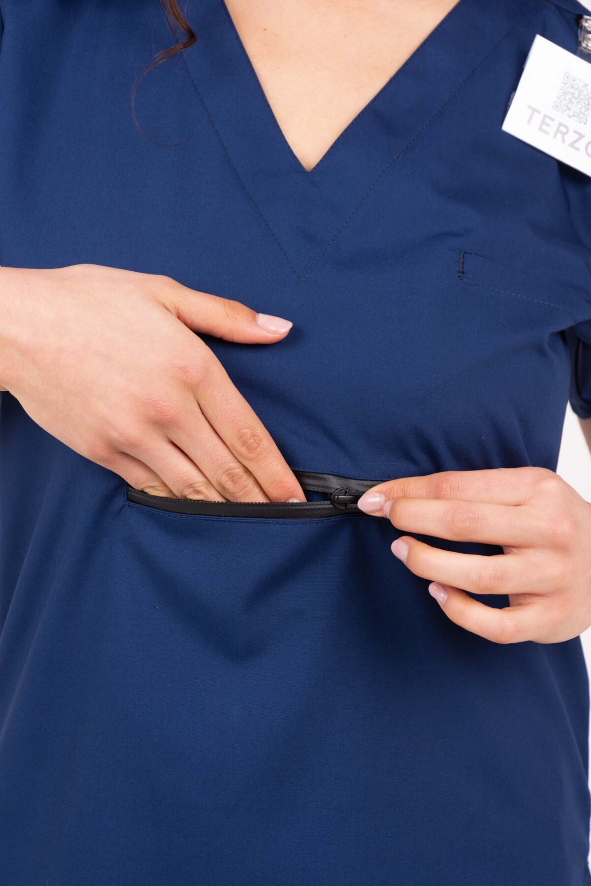 TERZO0520 Chaquetilla Mujer Sporty Marino ARCIEL con JERSEY SPANDEX - Image 5