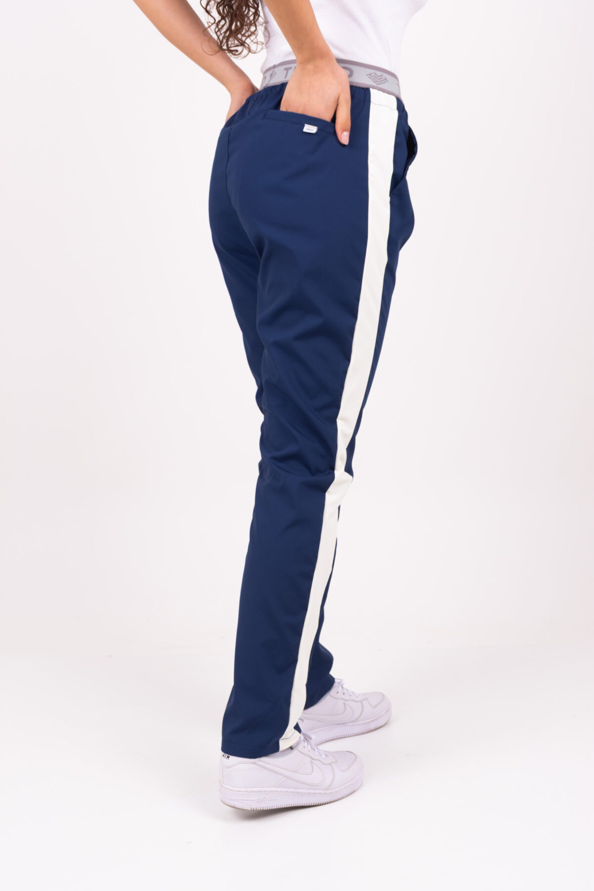 TERZO0524 Pantalon Unisex Brand Sporty Marino ARCIEL con JERSEY SPANDEX - Image 3