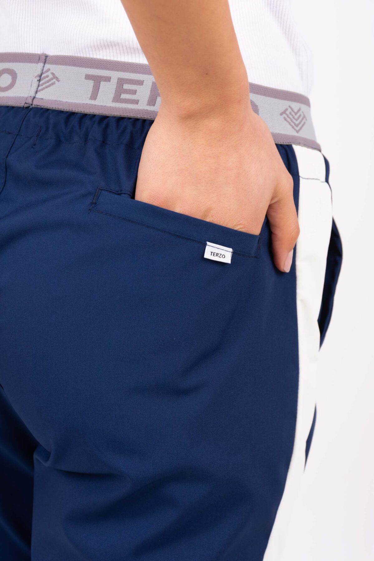 TERZO0527 Pantalon Unisex Brand Sporty Marino ARCIEL con JERSEY SPANDEX - Image 5