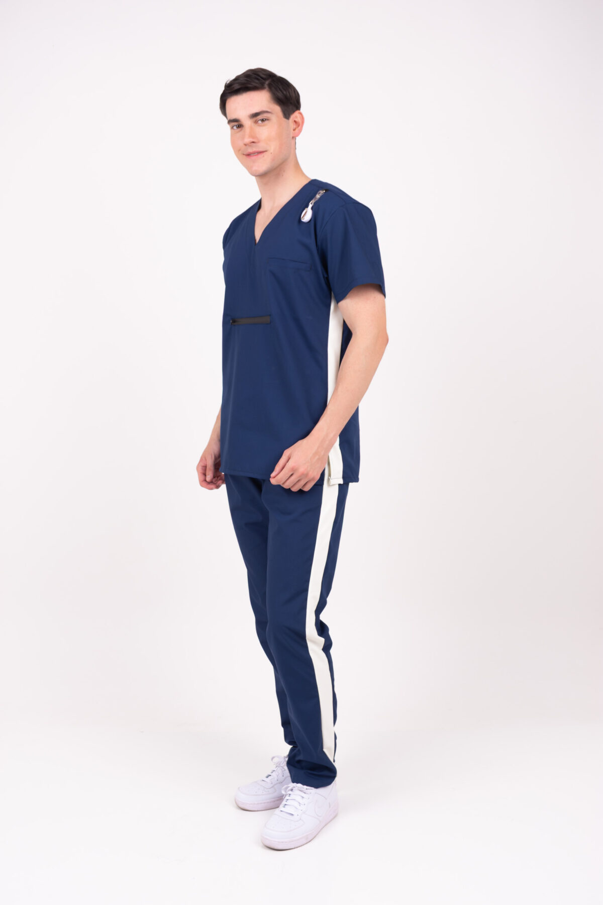 TERZO0530 Pantalon Unisex Brand Sporty Marino ARCIEL con JERSEY SPANDEX - Image 11