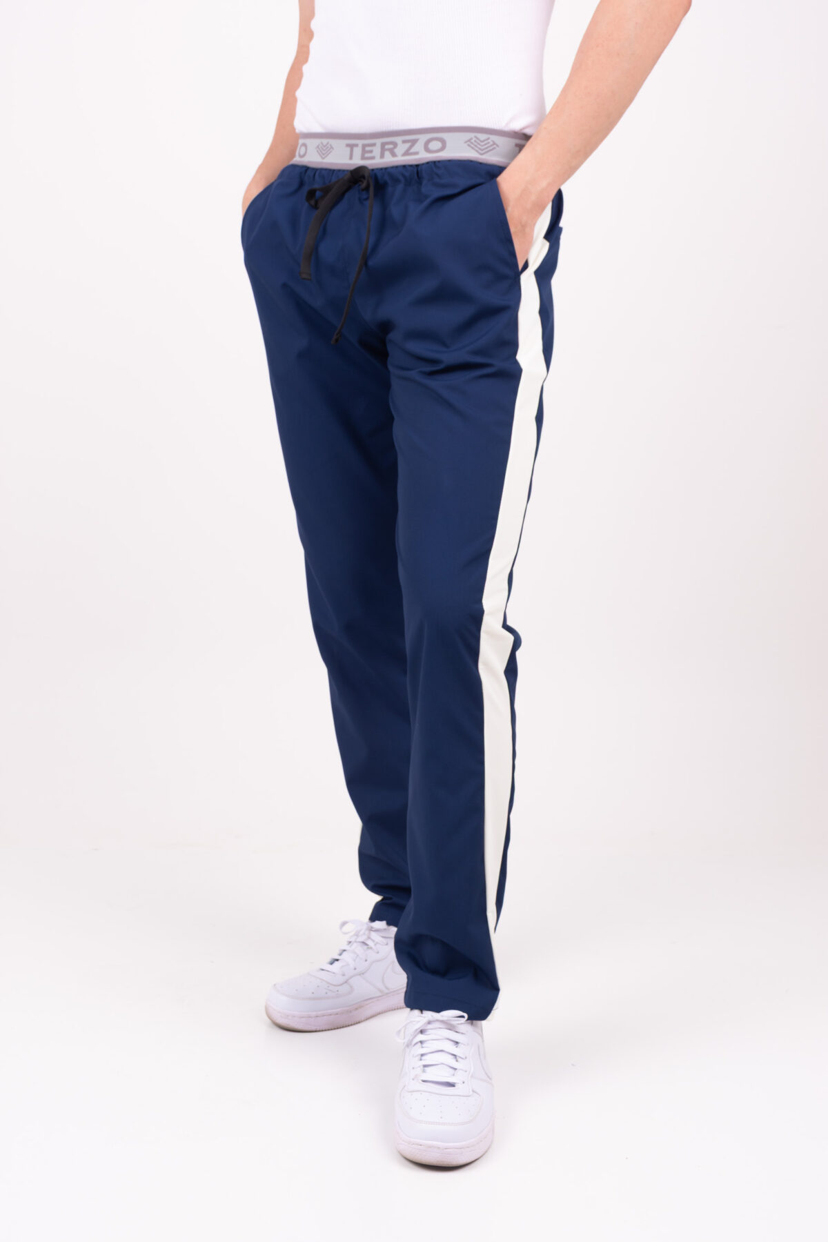 TERZO0544 Pantalon Unisex Brand Sporty Marino ARCIEL con JERSEY SPANDEX - Image 7