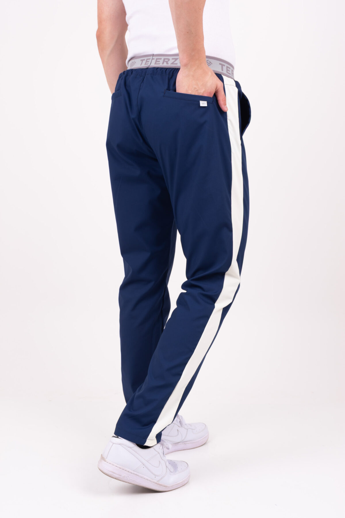 TERZO0546 Pantalon Unisex Brand Sporty Marino ARCIEL con JERSEY SPANDEX - Image 8