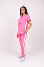Pantalon Unisex Brand Sporty Rosa ARCIEL con JERSEY SPANDEX - Image 6