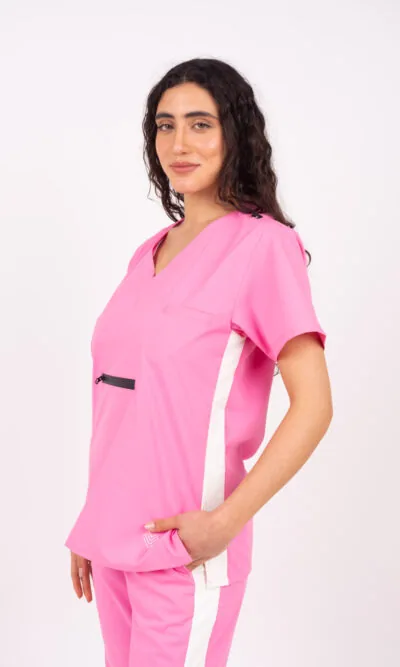 Chaquetilla Mujer Sporty Rosa con JERSEY SPANDEX