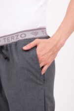 Pantalon Unisex Brand Pocket Gris Melange ARCIEL - Image 4