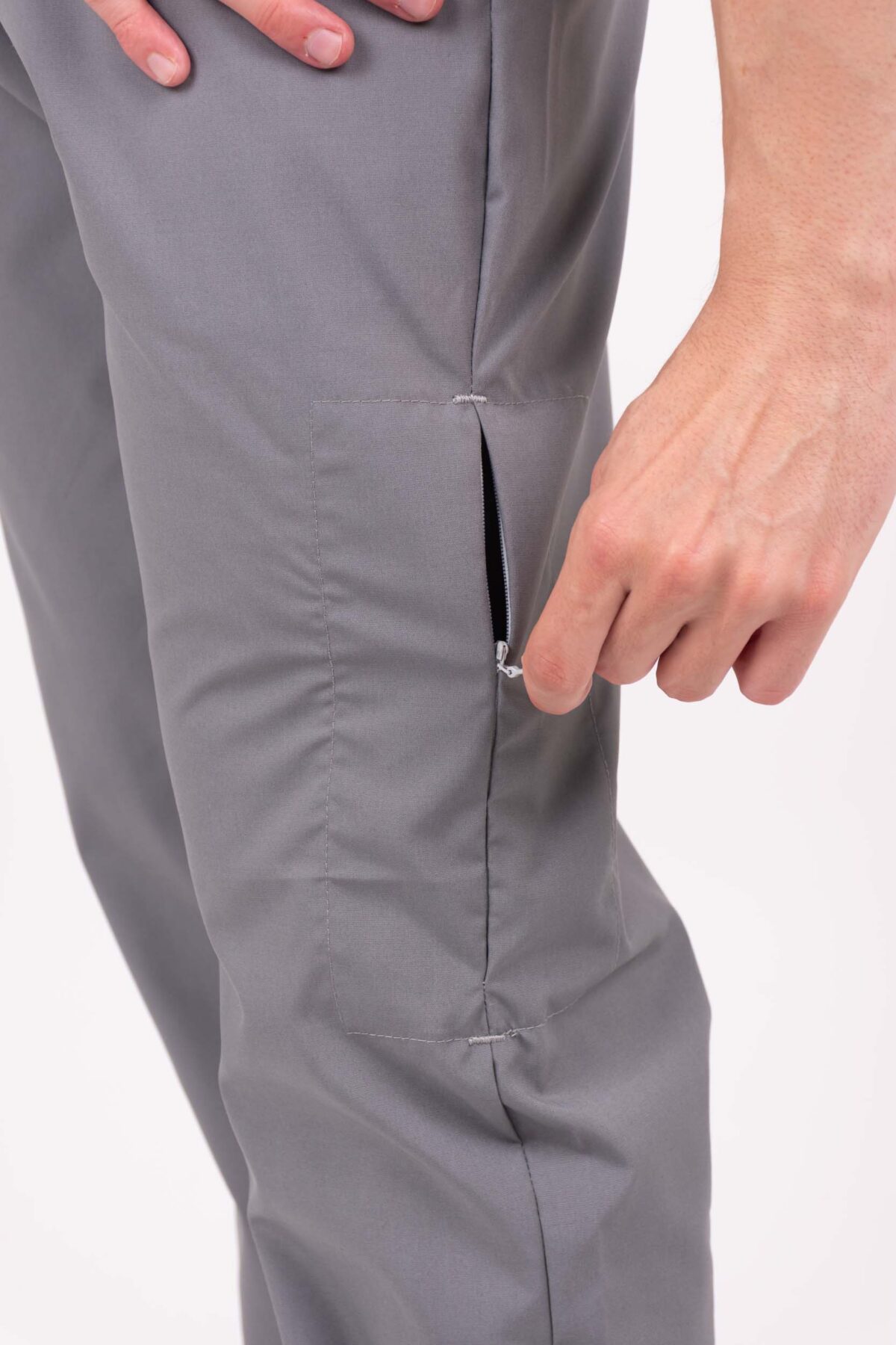 TERZO0699 Pantalon Unisex Brand Pocket Gris Plomo ARCIEL - Image 11