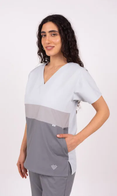 Chaquetilla Mujer Tricolor Grey ARCIEL
