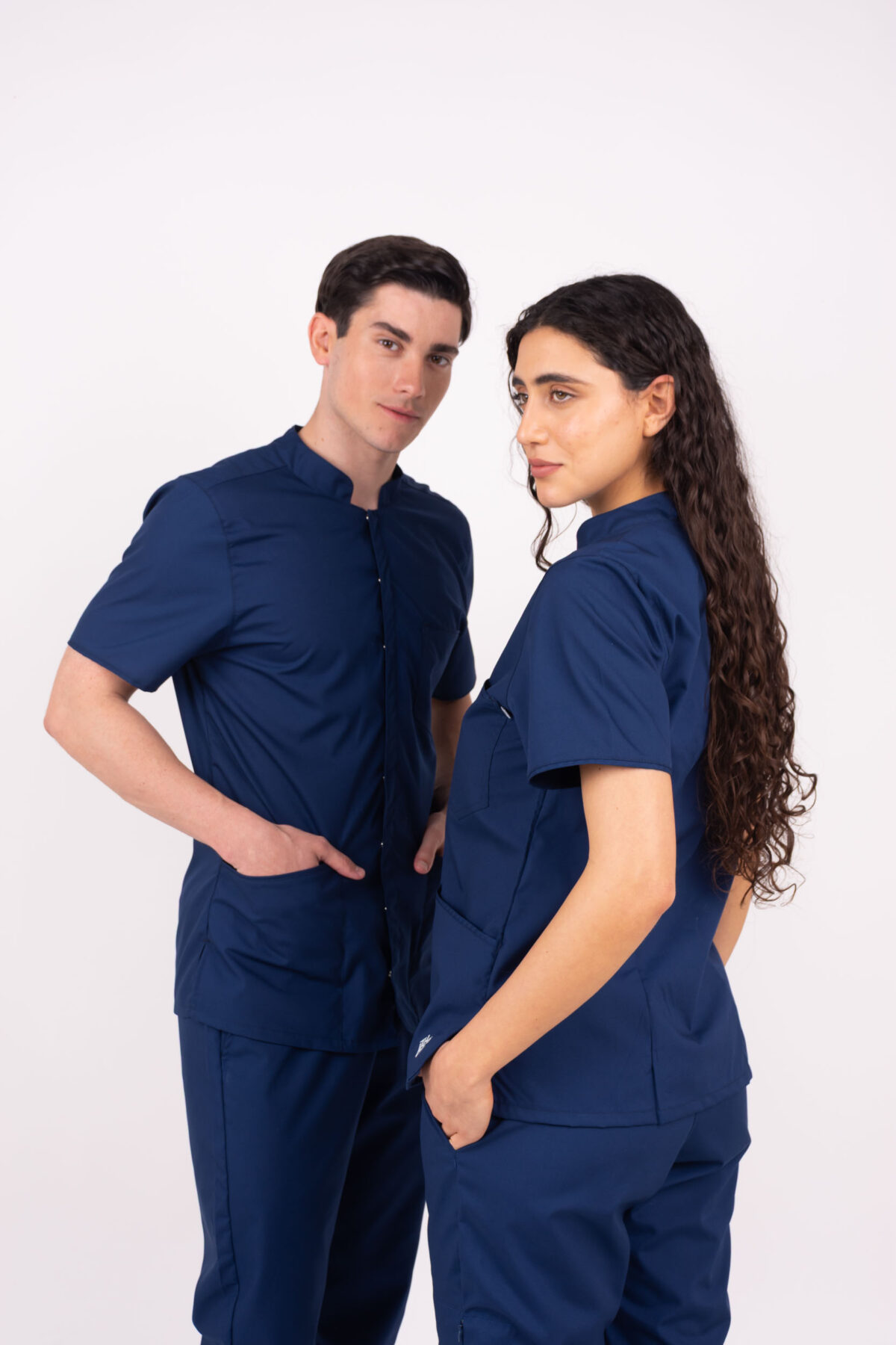 Chaquetilla Mujer Mao Marino ARCIEL - Image 9