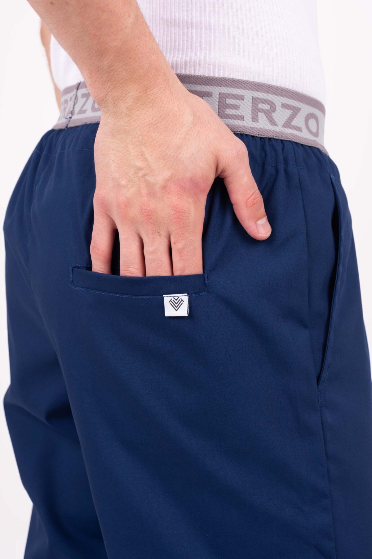 Pantalon Unisex Brand Pocket Marino ARCIEL - Image 10