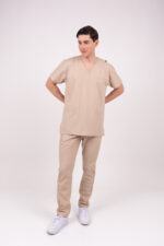 Pantalon Unisex Brand Shapy Beige ARCIEL con JERSEY SPANDEX - Image 11