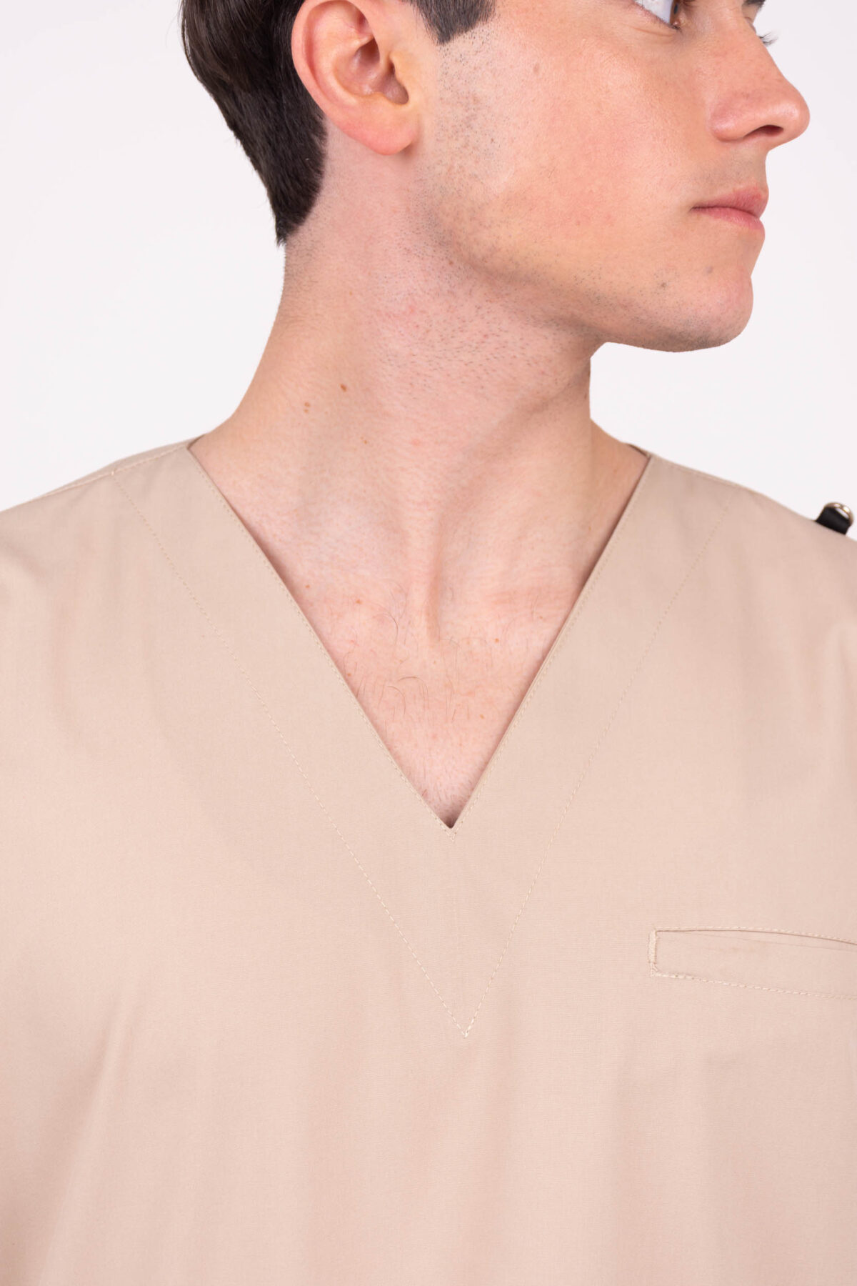 Chaquetilla Hombre Shapy Beige  ARCIEL con JERSEY SPANDEX - Image 3