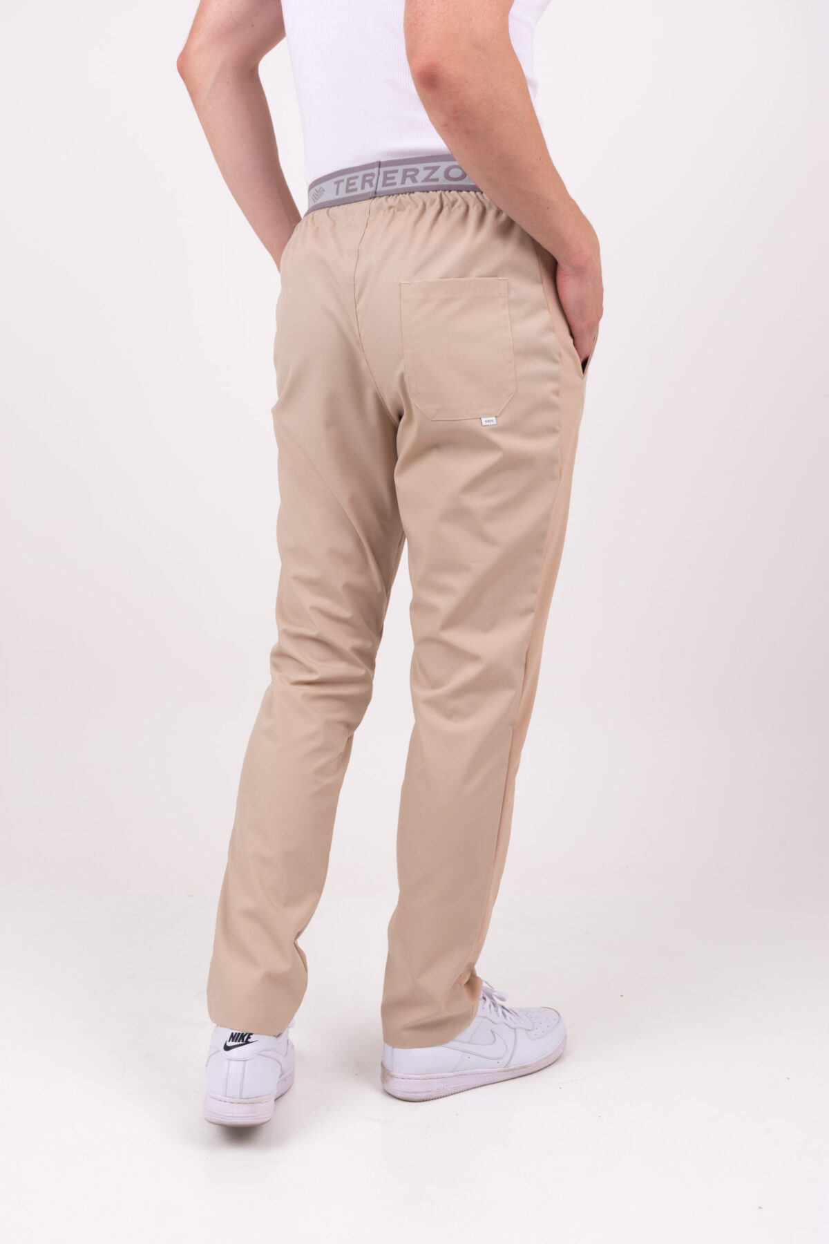 Pantalon Unisex Brand Shapy Beige ARCIEL con JERSEY SPANDEX - Image 8