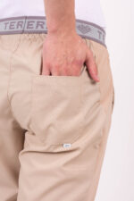Pantalon Unisex Brand Shapy Beige ARCIEL con JERSEY SPANDEX - Image 9
