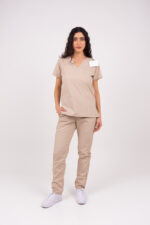 Chaquetilla Mujer Shapy Beige ARCIEL con JERSEY SPANDEX - Image 7