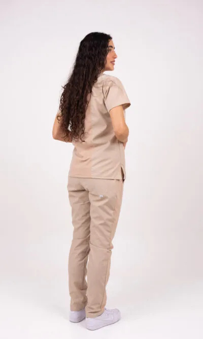 Chaquetilla Mujer Shapy Beige ARCIEL con JERSEY SPANDEX