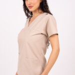 Chaquetilla Mujer Shapy Beige ARCIEL con JERSEY SPANDEX
