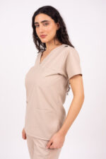 Chaquetilla Mujer Shapy Beige ARCIEL con JERSEY SPANDEX