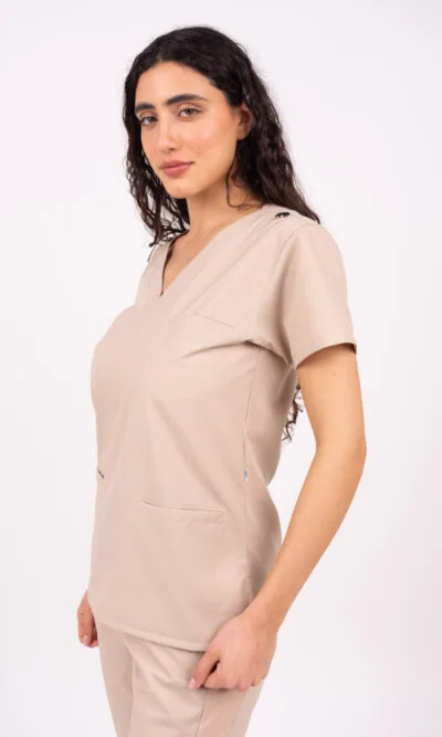 Chaquetilla Mujer Shapy Beige ARCIEL con JERSEY SPANDEX