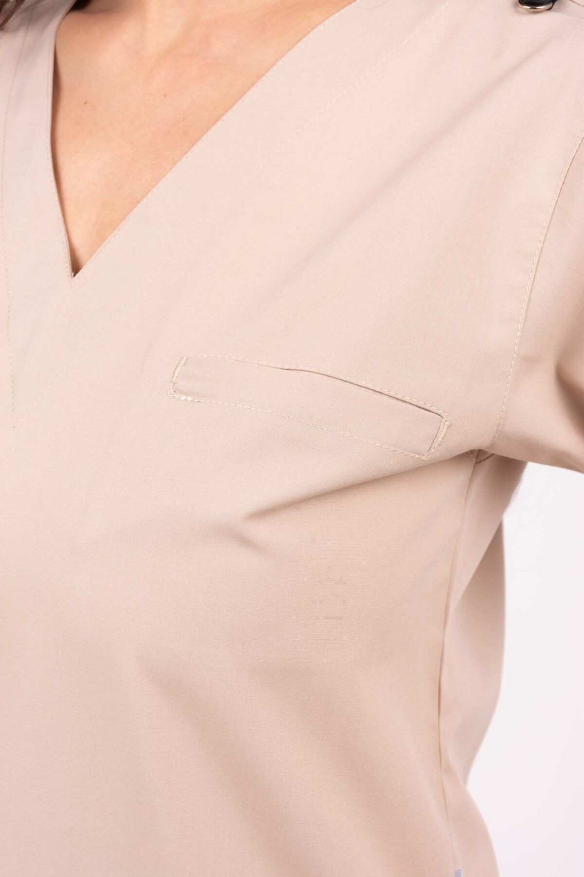 Chaquetilla Mujer Shapy Beige ARCIEL con JERSEY SPANDEX - Image 4