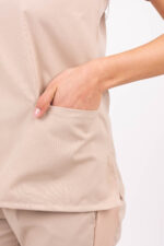 Chaquetilla Mujer Shapy Beige ARCIEL con JERSEY SPANDEX - Image 5