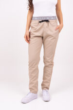 Pantalon Unisex Brand Shapy Beige ARCIEL con JERSEY SPANDEX
