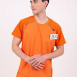 Chaquetilla Hombre Comfy Naranja ARCIEL con MICROPERFORADO SPANDEX