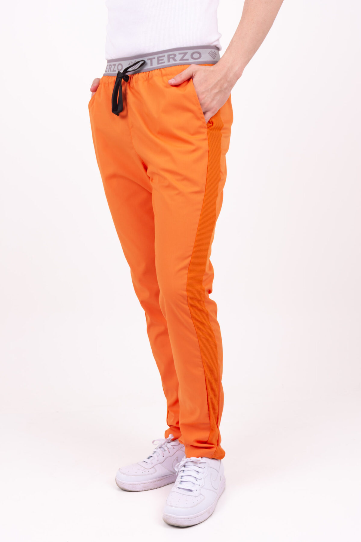 Pantalon Unisex Brand Comfy Naranja ARCIEL con MICROPERFORADO SPANDEX - Image 9