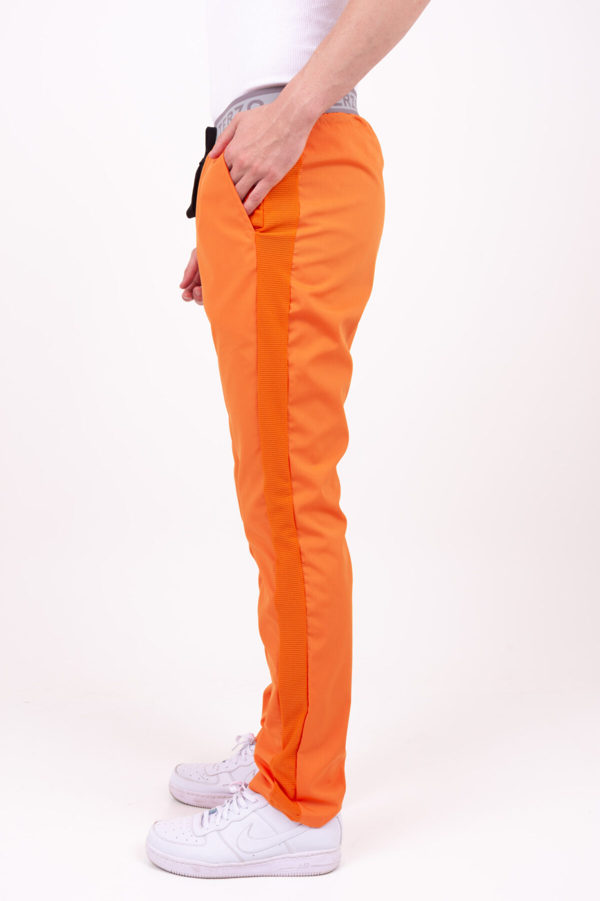 Pantalon Unisex Brand Comfy Naranja ARCIEL con MICROPERFORADO SPANDEX - Image 8