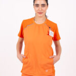 Chaquetilla Mujer Comfy Naranja ARCIEL con MICROPERFORADO SPANDEX