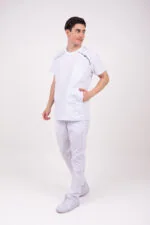 Chaquetilla Hombre Comfy Blanco ARCIEL con MICROPERFORADO SPANDEX - Imagen 7